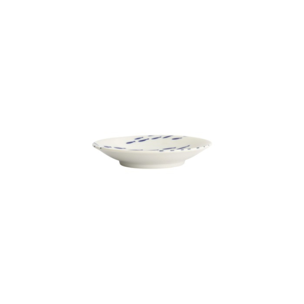 Teller Kawaii Fisch Blau/Weiß, Porzellan, Ø 13,7 × 2,4 cm, Art.-Nr. 22124
