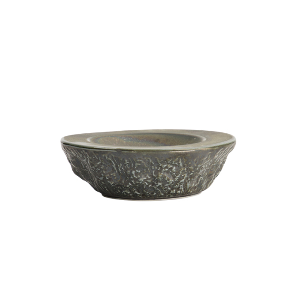 TDS, Runder Teller, Silver Rock, 12x4cm, Art.-Nr. 22131