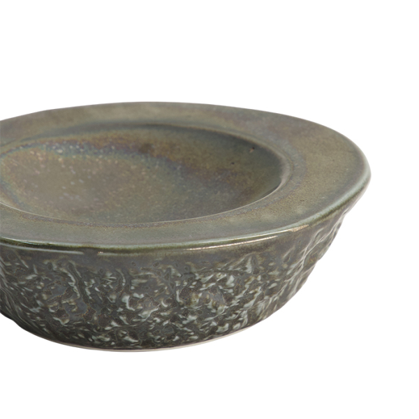 TDS, Runder Teller, Silver Rock, 12x4cm, Art.-Nr. 22131