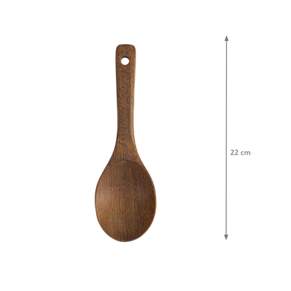 TDS, Kitchen Rice Peeddle Wood, 22 cm - Item No. 22201