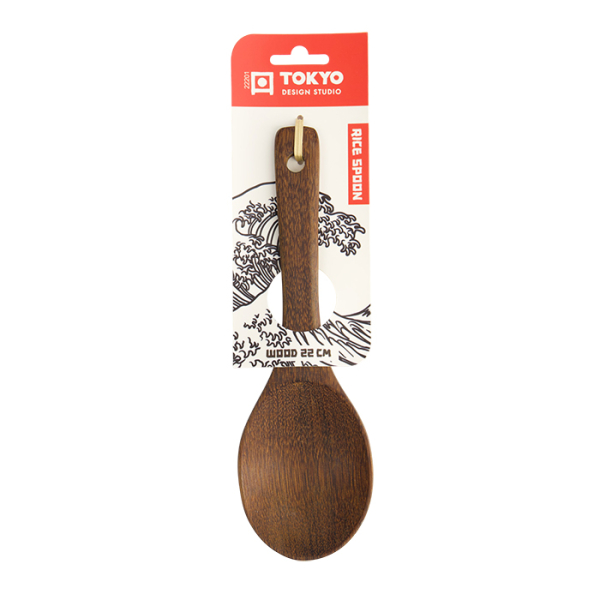 TDS, Kitchen Rice Peeddle Wood, 22 cm - Item No. 22201