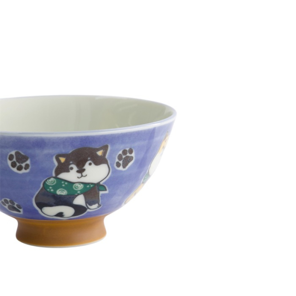 Reisschale Kawaii Multi Shiba-Dog, Porzellan, Ø 11,5 × 6 cm, 300 ml, Art.-Nr. 22248