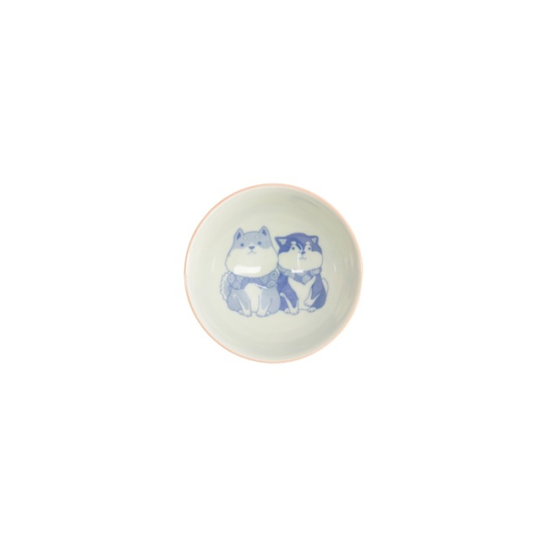 Reisschale Kawaii Multi Shiba-Dog Rot, Porzellan, Ø 11,5 × 6 cm, 300 ml, Art.-Nr. 22249
