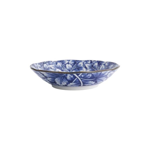 Pastateller Hana Blue Dami Botan Blau/Weiß, Porzellan, Ø 21 × 5 cm, Art.-Nr. 22266