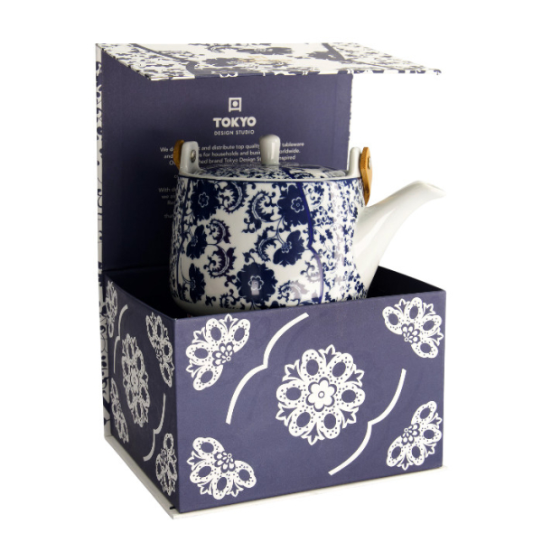 TDS, Teekanne, Blau, Geschenkset, 1 Ltr. - Art Nr. 22274