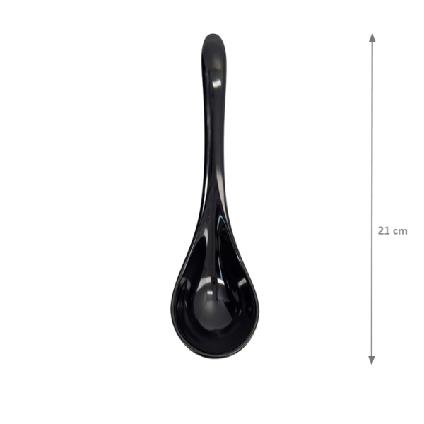 TDS, Ramen Spoon, Melamine Zen, 21 cm, Item No. 22354