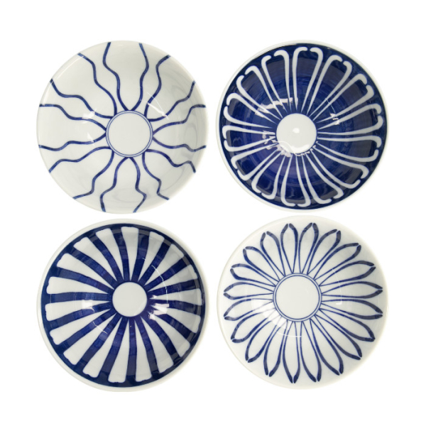 TDS, 4 Bowls Set, Mixed Bowls, Ø 15x7 cm, 500 ml, Item No. 22526