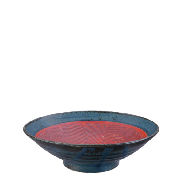 TDS, Großer Ramenschale in Geschenkbox , Wabi Kon Nezumi, 1Stk, Ø 24,5x7,5cm 1400ml, Art.-Nr. 22558