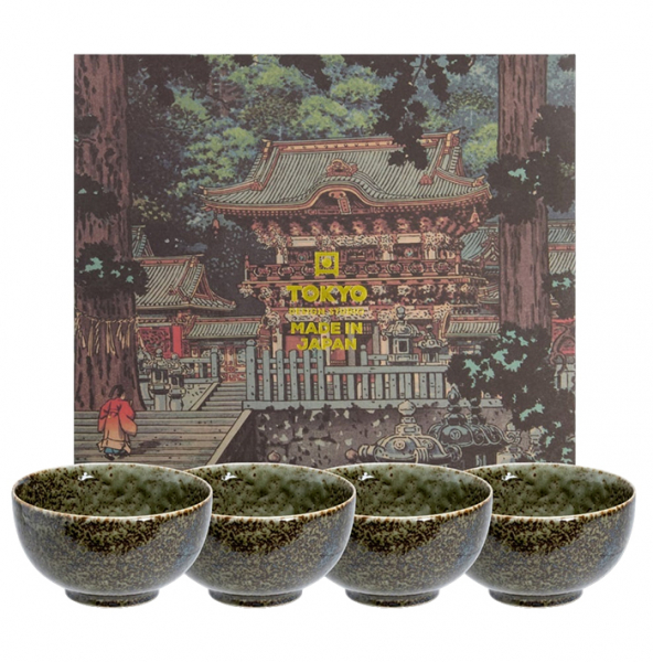 Shinryoku Green 4 Bowls Set at g-HoReCa (picture 1 of 3)