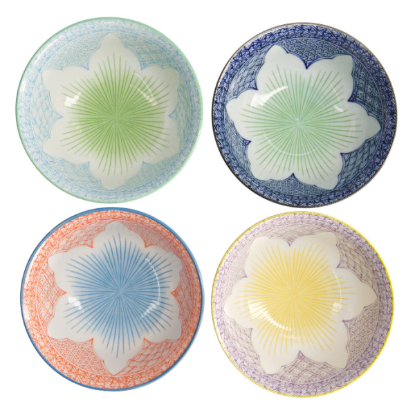 TDS, Mixed Bowls, 4 Schalen Set Geschenkset, Ø 14.8x6.8cm, 550ml Art.-Nr. 22565