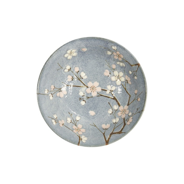 Ramen Bowl Fujisakura Grey, Porcelain, Ø 21 × 7.8 cm, 1 l, Item No. 22590