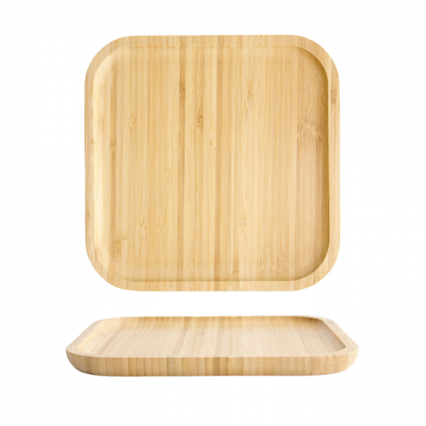 25x25x1.7cm Bamboo Wooden Tray at g-HoReCa (picture 1 of 6)