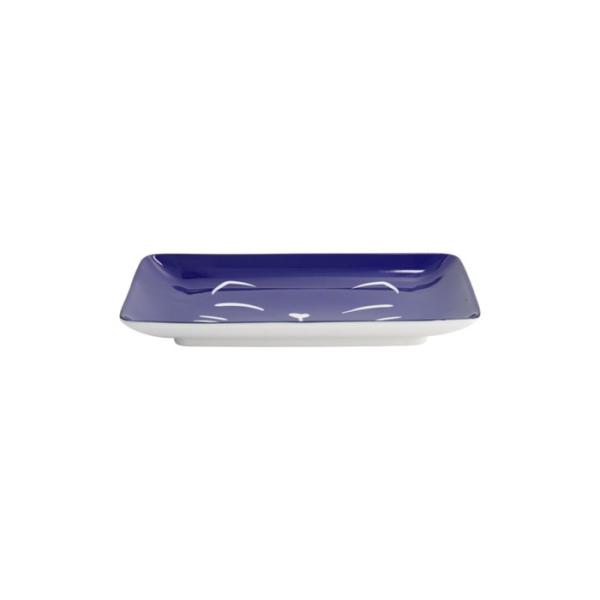 Sushi-Platte Kawaii Lucky Cat Blau, Porzellan, 21 × 13,5 cm, Art.-Nr. 22661