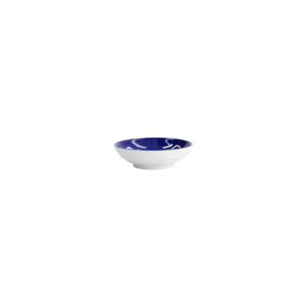Saucenschale Kawaii Lucky Cat Blau, Porzellan, Ø 9 × 2,5 cm, Art.-Nr. 22663