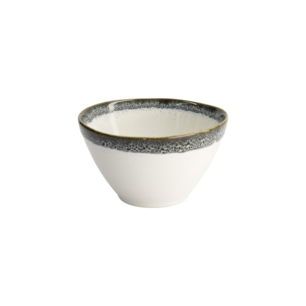 TDS, Reisschale Monte Negro Weiß/Blau, Steinzeug, 14,5 × 12 × 8,5 cm, 375 ml, Art.-Nr. 24347