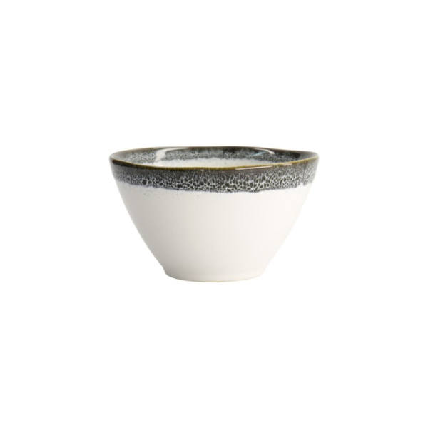 TDS, Reisschale Monte Negro Weiß/Blau, Steinzeug, 14,5 × 12 × 8,5 cm, 375 ml, Art.-Nr. 24347