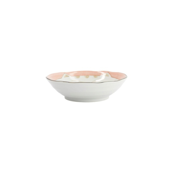 Reisschale Kawaii Katze Neko Rosa, Porzellan, Ø 16,5 cm, 450 ml, Art.-Nr. 2468