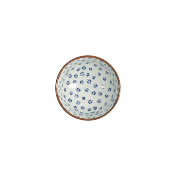 Schale Japan Flower Mizu Blau/Weiß, Porzellan, Ø 13 × 7,8 cm, 500 ml, Art.-Nr. 2720