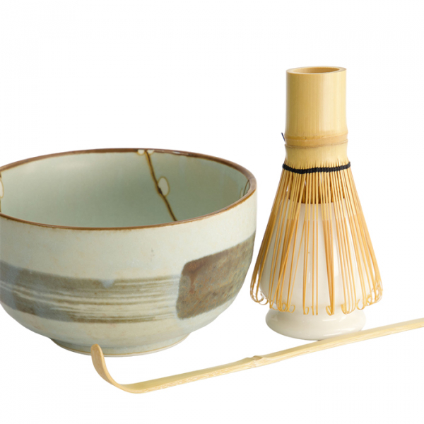 Matcha Schale, Geschenkset, 4Stk, 11 x 8 cm, Soshun, Art.-Nr. 33001