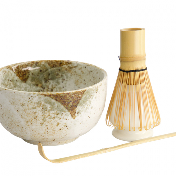 Matcha Schale, Geschenkset, 4Stk, 11 x 8 cm, Yokishino, Art.-Nr. 33002