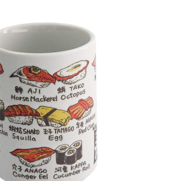 TDS, Becher, Emboss Sushi, Ø 7,2x10,2cm 260ml, Art.-Nr. 33014