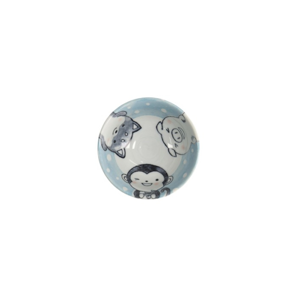 Reisschale Kawaii Animal Blau, Porzellan, Ø 12 × 6,4 cm, 300 ml, Art.-Nr. 33020