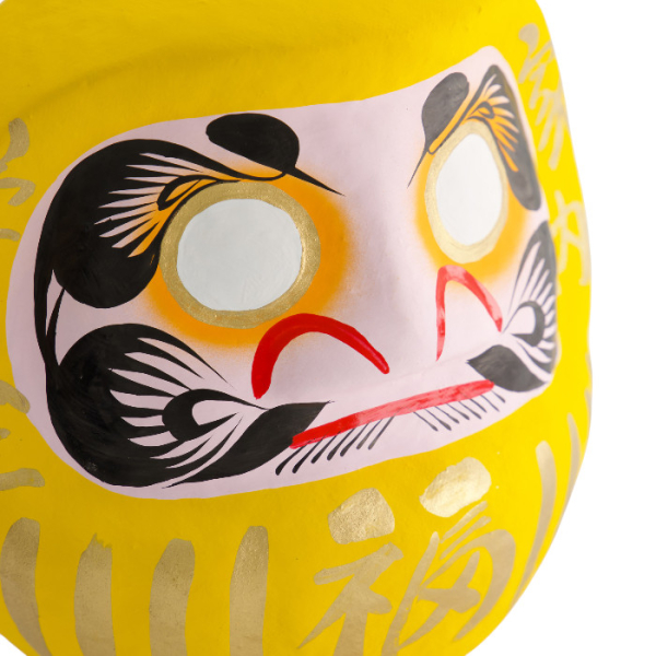 TDS, Daruma, Decoration, Yellow, Ø 17 cm - Item No. 33046