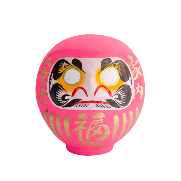 TDS, Daruma, Decoration, Pink, Ø 17 cm - Item No. 33048