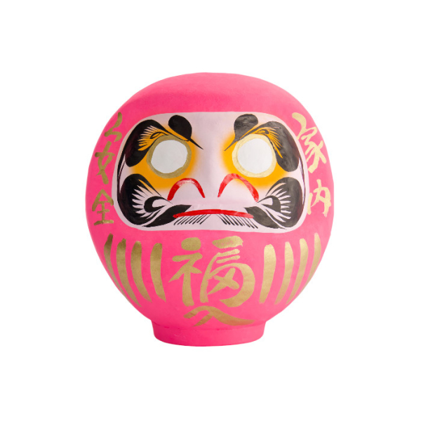 TDS, Daruma, Decoration, Pink, Ø 17 cm - Item No. 33048