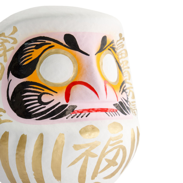 TDS, Daruma, Decoration, White, Ø 25 cm - Item No. 33056