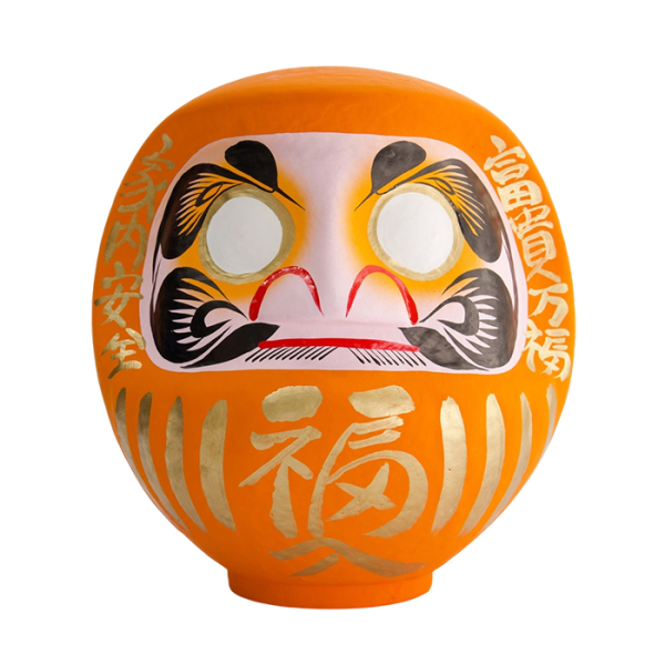 TDS, Daruma, Dekoration, Orange, 40cm - Art Nr. 33059