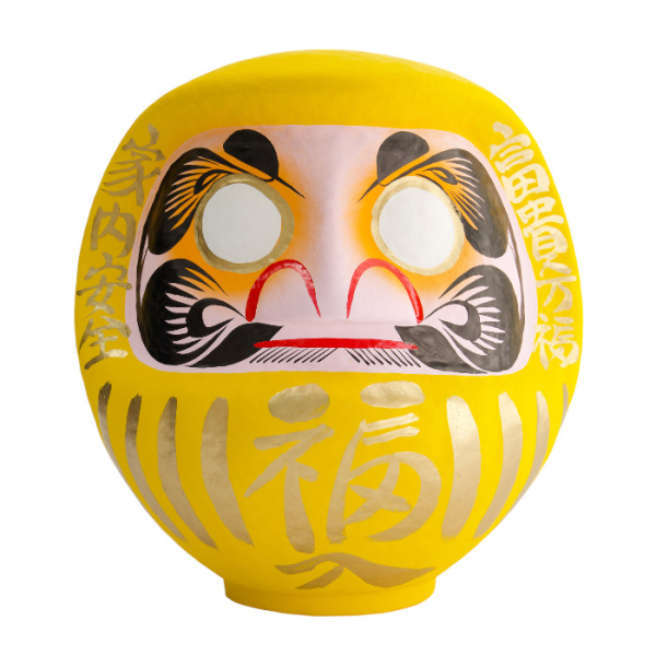 TDS, Daruma, Dekoration, Gelb, 75cm - Art Nr. 33064