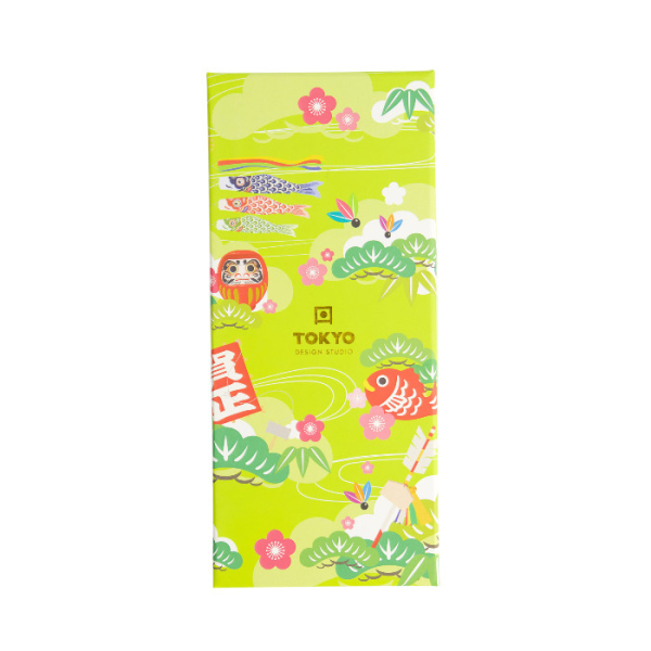 TDS, Chopstick Set, Spring Green, 5 pair, Item No. 33081