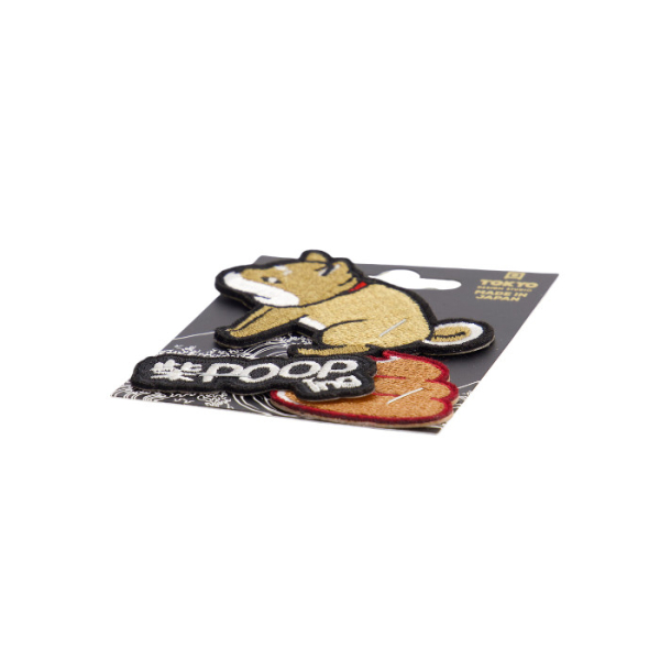 TDS, 2 Way Patch, Shiba-Dog POOPing, Item No. 33102