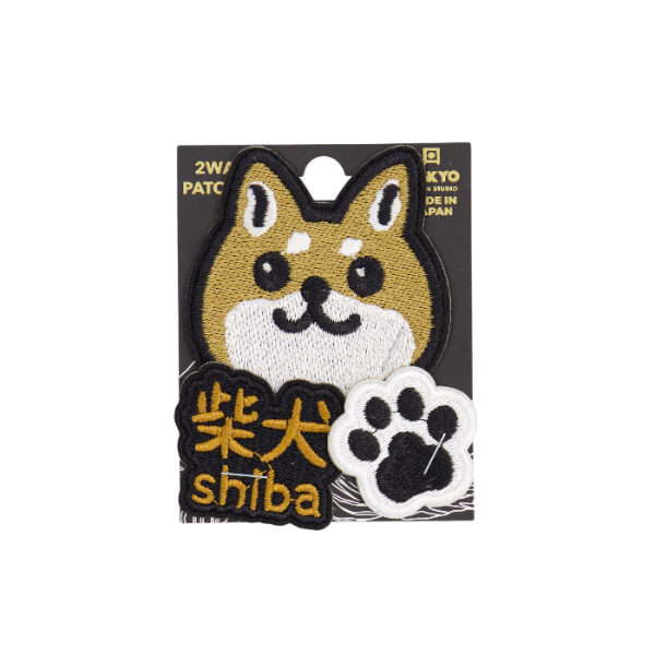 TDS, 2 Way Patch, Shiba-Dog, Item No. 33103