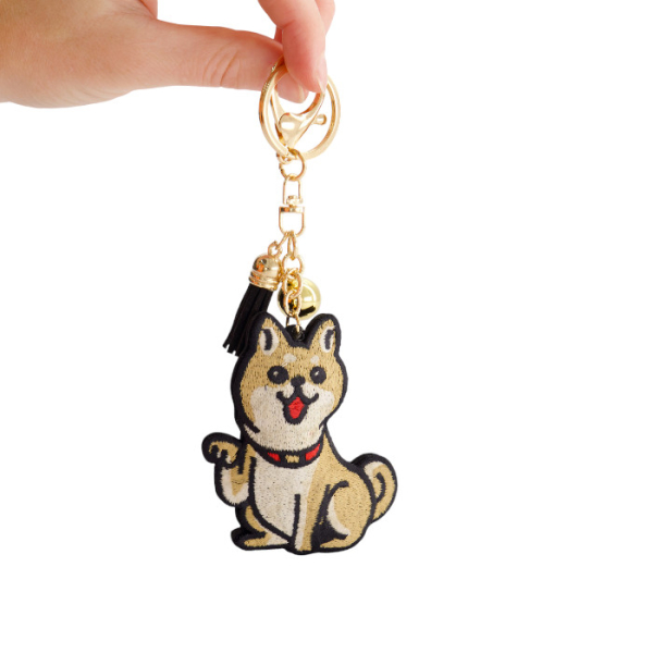 TDS, Aufnäher Schlüsselanhänger, Shiba-Dog, Art Nr. 33122