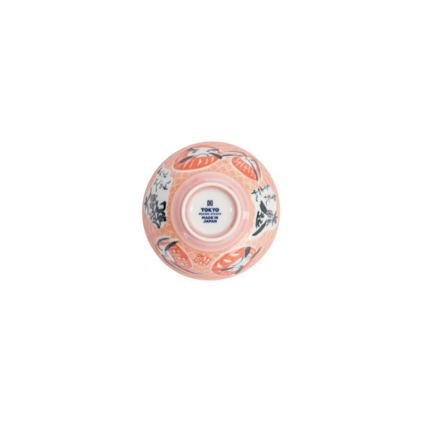 Schale Kawaii Daruma Rosa, Porzellan, Ø 11,5 × 6 cm, 300 ml, Art.-Nr. 33204