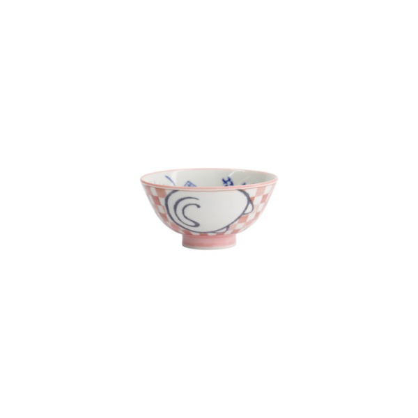 Reisschale Kawaii Lucky Cat Rosa, Porzellan, Ø 11,5 × 6 cm, 300 ml, Art.-Nr. 33211