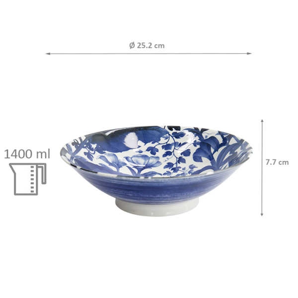 TDS, Ramen Schale-1 Stk Geschenkset, Frog, Ø 25,2x7,7cm 1400ml, Art.-Nr. 33232