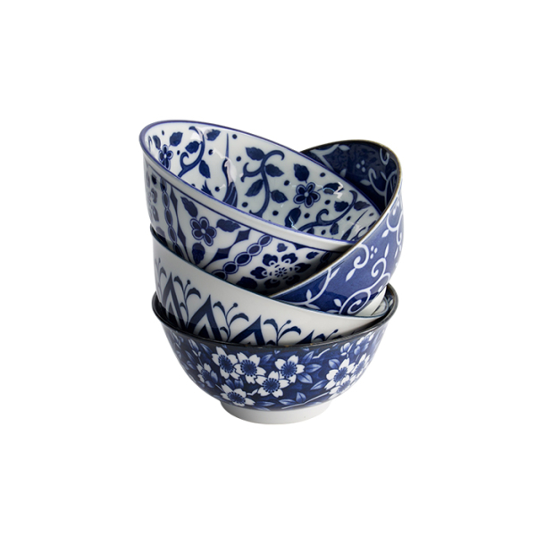 TDS, Tayo Schale Geschenkset, 4 Stk, Tokyo Blue, Ø 15x7cm 500ml , Art.-Nr. 33240