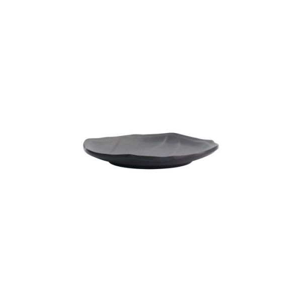 Plate Iwate Black, Melamine, Ø 15.7 × 2.3 cm, Item No. 33289