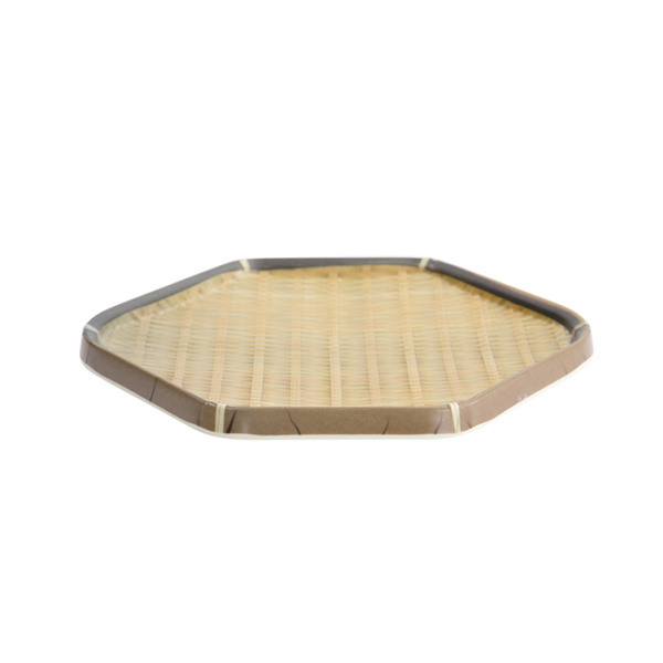TDS, Hexagon Teller, Bamboo, 20x18,9x2,5cm, Art.-Nr. 33292