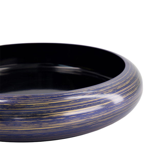 TDS, Sushi Oke, Brush, Außen 37 x 6,9 cm Innen 31,3 x 5 cm, Lila/Gold - Art Nr. 33301