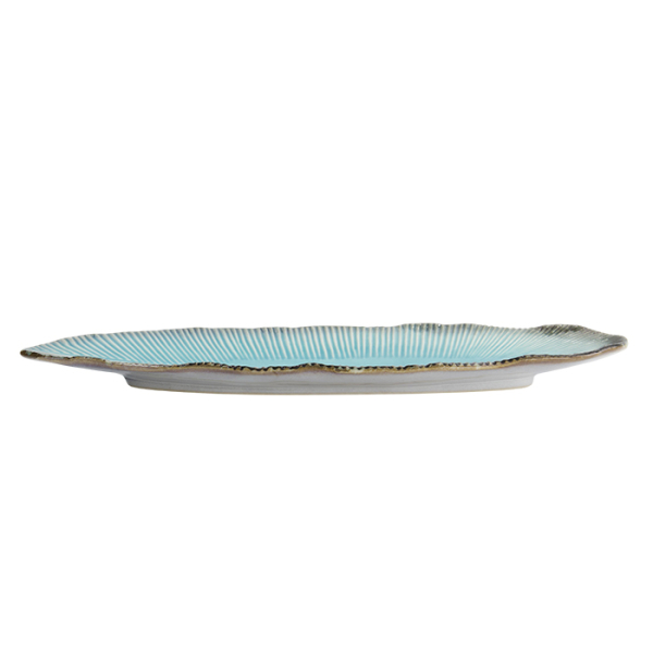 TDS, Langer Teller, Yamasaku, Blau, 33x13,5x2,5cm, Art.-Nr. 33428