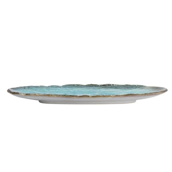 TDS, Oval Teller, Yamasaku, Blau, 33x13,5x2cm, Art.-Nr. 33430