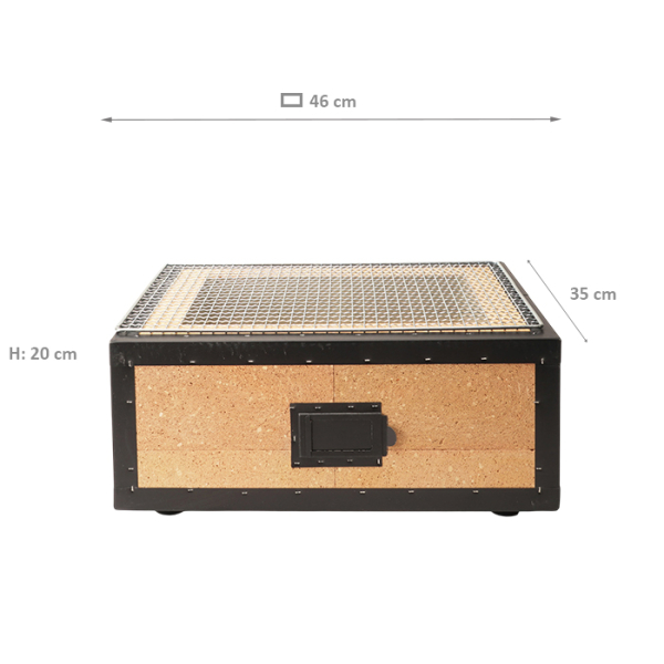 Konro Grill Diatomite inkl. Zubehör bei g-HoReCa (Bild 7 von 8)