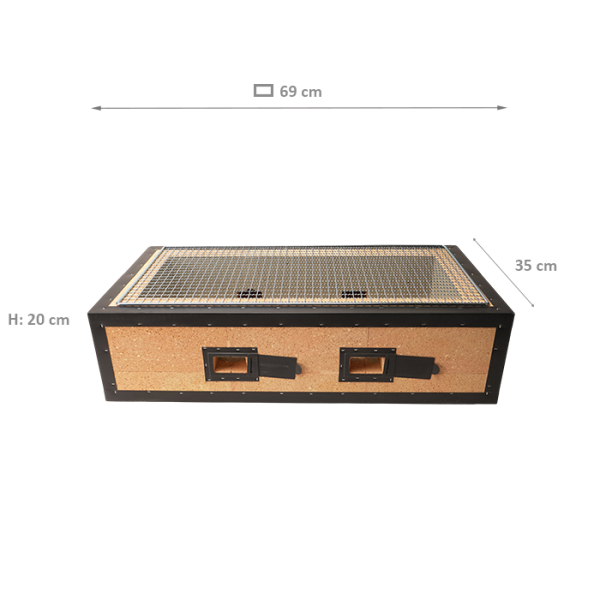 Konro Grill Diatomite inkl. Zubehör bei g-HoReCa (Bild 8 von 8)