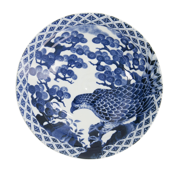 TDS, Pasta Plate, Wa, Hawk, Ø 25.3x5.2cm - Item No. 33488