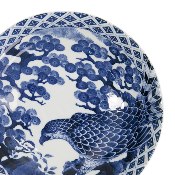 TDS, Pasta Plate, Wa, Hawk, Ø 25.3x5.2cm - Item No. 33488