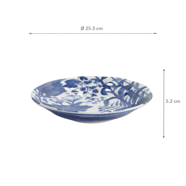 TDS, Pasta Plate, Wa, Frog, Ø 25.3x5.2cm - Item No. 33489